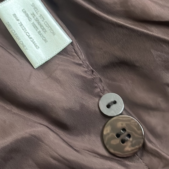 Eileen fisher brown corduroy jacket sizeM office work wear business mini - Picture 7 of 9